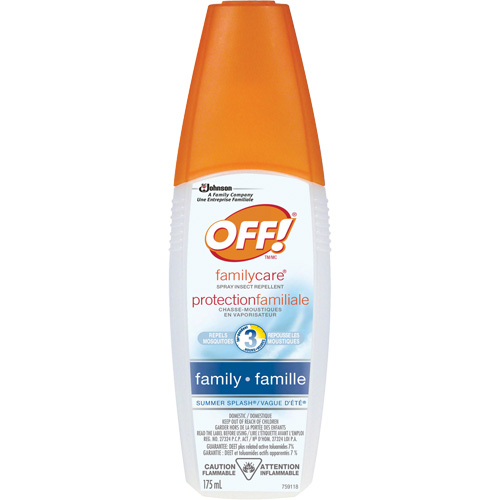 Insectifuge Off! Protection familiale &agrave; parfum de Vague d&eacute;t&eacute;, DEET &agrave; 7 %, Vaporisateur, 175 ml Sidevic Inc.