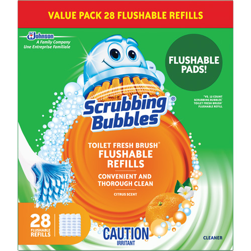 Recharge de tampons pour la brosse pour cuvettes Scrubbing Bubbles Fresh Brush, Recharge Sidevic Inc.