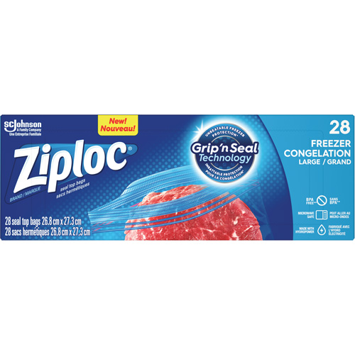 Sacs de cong&eacute;lation Ziploc Sidevic Inc.
