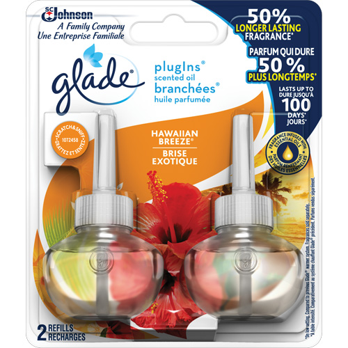 Glade&reg; PlugIns&reg; Scented Oil Refills, Hawaiian Breeze&reg;, Cartridge Sidevic Inc.