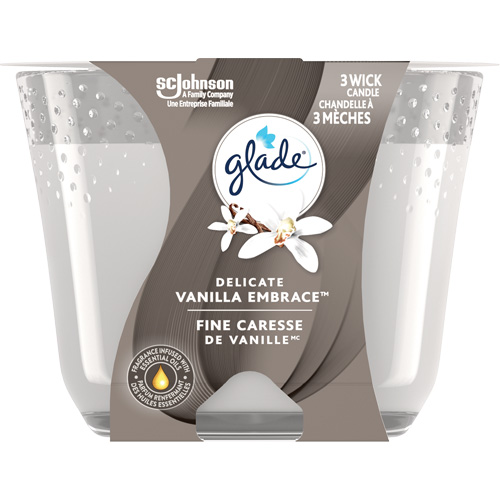 Glade&reg; 3-Wick Candle, Delicate Vanilla Embrace Sidevic Inc.