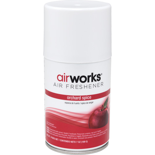 AirWorks&reg; Metered Air Fresheners, Orchard Spice, Aerosol Can Sidevic Inc.