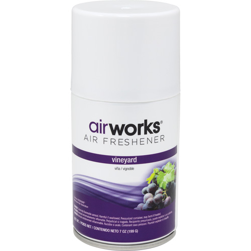 AirWorks&reg; Metered Air Fresheners, Vineyard, Aerosol Can Sidevic Inc.