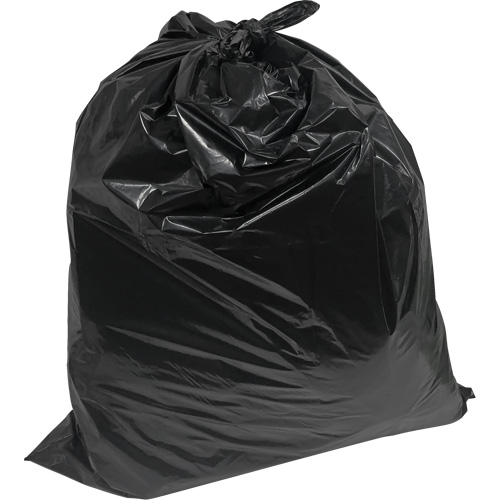 Sacs &agrave; d&eacute;chets de calibre industriel, 3T-Fort, 35" la x 50" lo, 3,0 mils, Noir, Capacit&eacute; 194 L (44 gal.) Sidevic Inc.