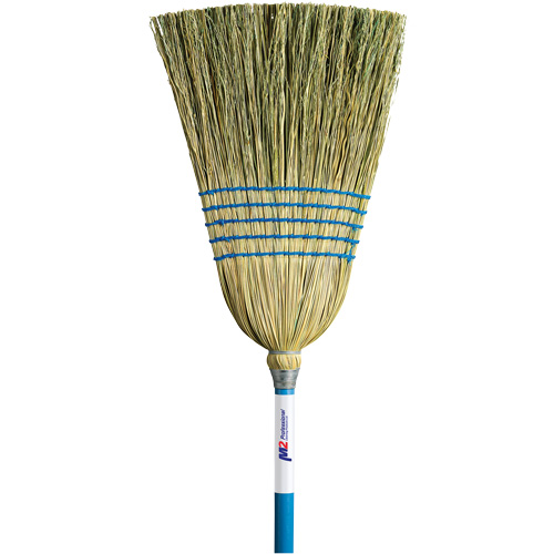 Light-Duty Indoor/Outdoor Corn Broom, 5-String, Wood Handle Sidevic Inc.