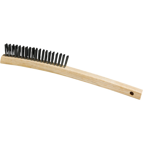 Scratch Brush, Steel, 3 x 19 Wire Rows, 13-3/4" Long Sidevic Inc.