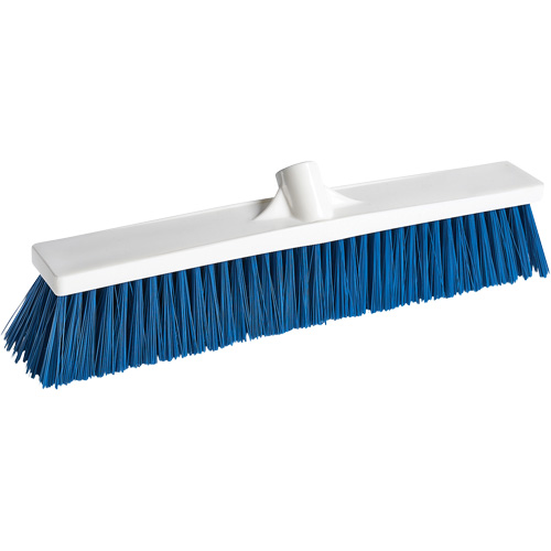 Foodservice Push Broom, Medium Bristles, 18", Polypropylene, White Sidevic Inc.