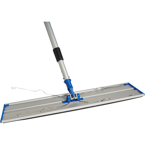Support de vadrouille &agrave; &eacute;pousseter Static Attack avec manche t&eacute;lescopique, 24", Aluminium Sidevic Inc.