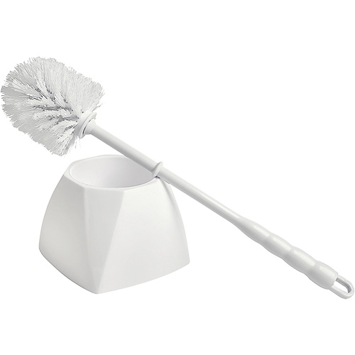 Bowl Brush with Caddy, 15-1/2" L, Polypropylene Bristles, White Sidevic Inc.