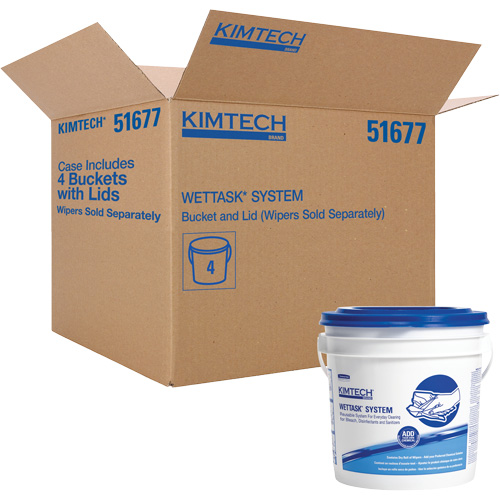 WetTask Wiping System Bucket with Lid Sidevic Inc.