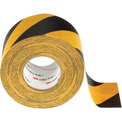 Ruban antid&eacute;rapant tout usage Safety-Walk, 4" x 60', Noir & jaune Sidevic Inc.
