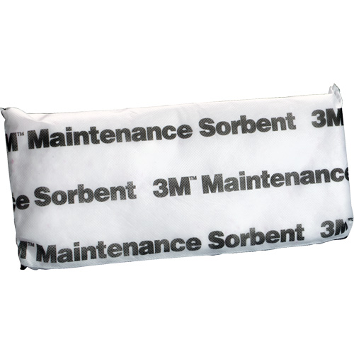 Maintenance Sorbent Pillow, Oil Only, 15" L x 7" W, 12.6 gal Absorbency/Pkg. Sidevic Inc.