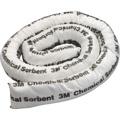 Chemical Sorbent Mini-Boom, Hazmat, 8' L x 3" W, 15.5 gal Absorbancy Sidevic Inc.