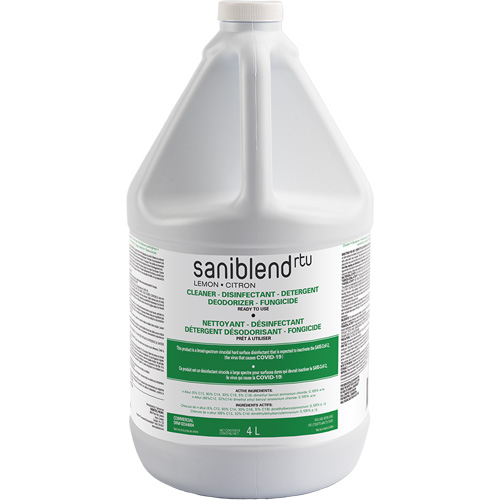 D&eacute;sinfectant et assainissant SaniBlend pr&ecirc;t &agrave; l'emploi, 4 L, Cruche Sidevic Inc.