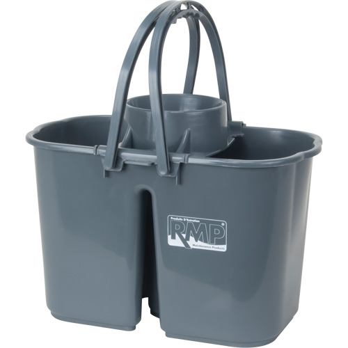 Seau et essoreuse pour vadrouille, Passoire, 3,75 gal. US (15 pintes), Gris Sidevic Inc.