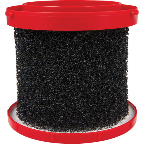 Wet Vacuum Filter, Foam, Fits 1.6 - 2.5 US gal. Sidevic Inc.