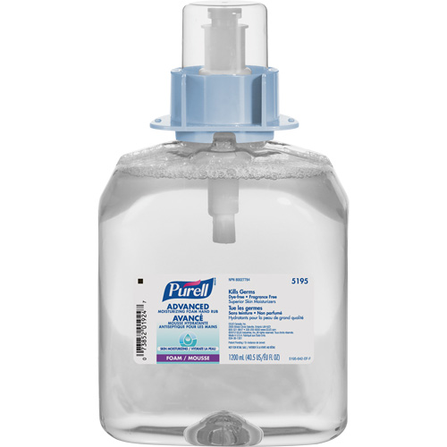 FMX-12 Green Certified Advanced Moisturizing Hand Rub, 1.2 L, Cartridge Refill, 70% Alcohol Sidevic Inc.
