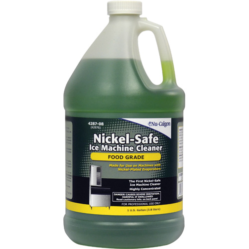 Nickel-Safe Ice Machine Cleaner, 1 gal., Jug Sidevic Inc.