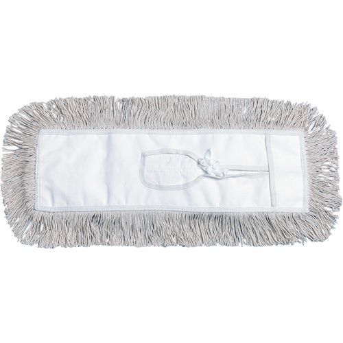 Vadrouille &agrave; &eacute;pousseter, Style &agrave; attacher, Coton, 18" lo x 5" la Sidevic Inc.