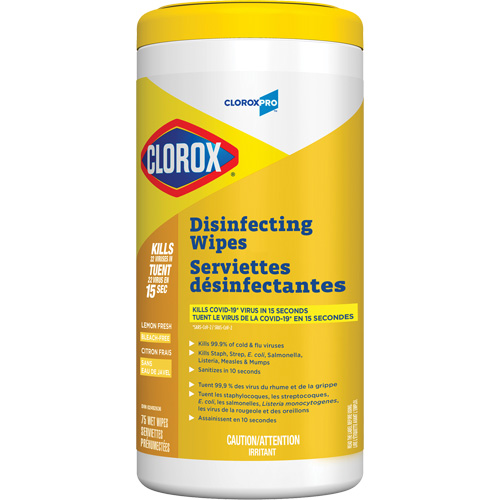 Disinfecting Wipes, 75 Count Sidevic Inc.