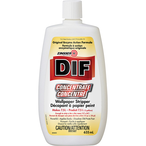 Zinsser&reg; DIF&reg; Liquid Concentrate Wallpaper Stripper, 635 ml, Bottle Sidevic Inc.