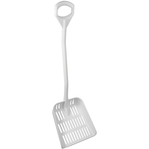 Pelle ergonomique ajour&eacute;e, Longueur de 45", Plastique, Blanc Sidevic Inc.
