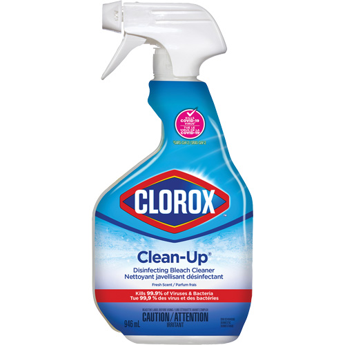 Nettoyant javellisant d&eacute;sinfectant Clean-Up en vaporisateur, 946 ml, Bouteille &agrave; g&acirc;chette Sidevic Inc.