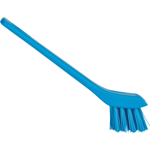 Brush with Scraping Edge, Stiff Bristles, 6" Long, Blue Sidevic Inc.