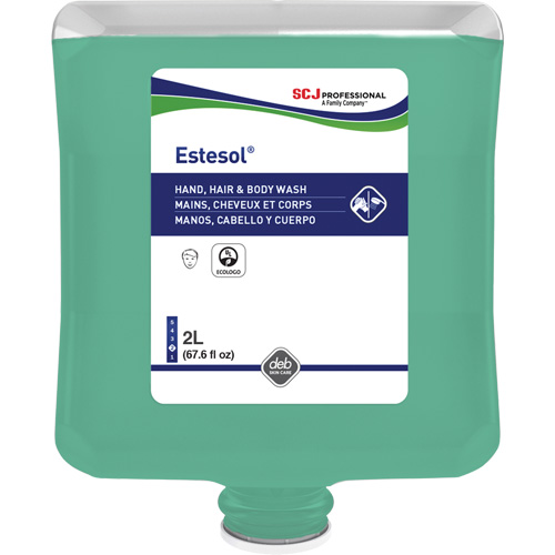 Nettoyant pour les mains, les cheveux et le corps Estesol, 2 L, For&ecirc;t tropicale, Cartouche en plastique Sidevic Inc.