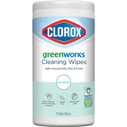 GreenWorks Cleaning Wipes, 75 Wipes Sidevic Inc.