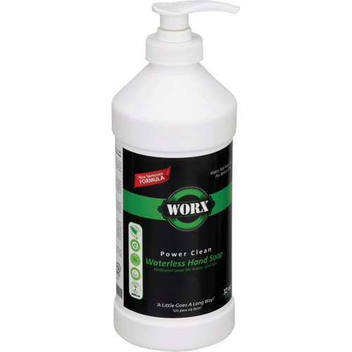 Power Clean Waterless Hand Soap, Liquid, 945 ml, Unscented Sidevic Inc.