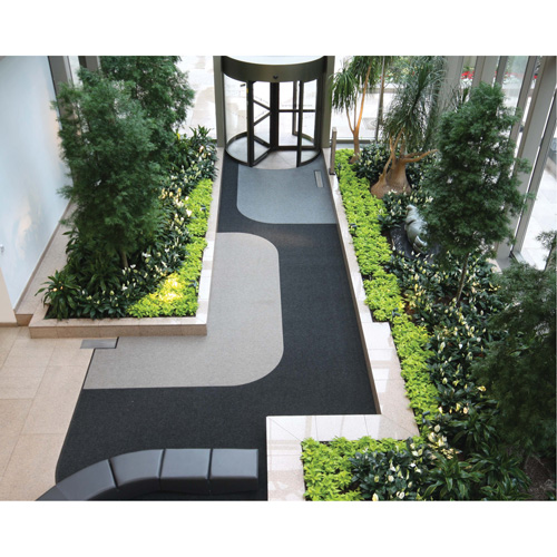 Tapis dentr&eacute;e Supreme Knob, Essuie-pieds/grattoir, 13-5/12' x 75-1/2' x 7/16", Charbon Sidevic Inc.