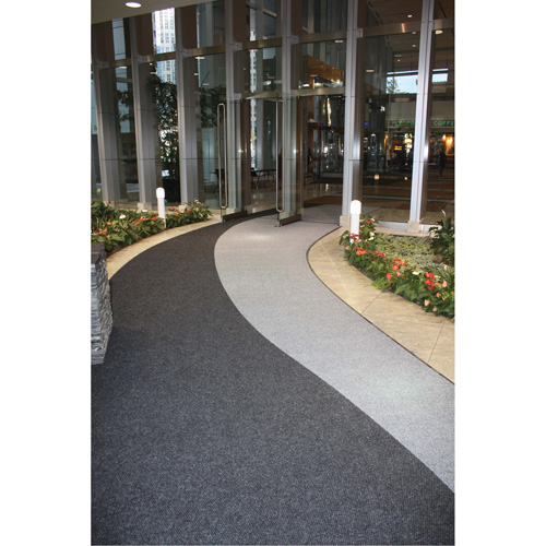 Tapis dentr&eacute;e Supreme Knob, Essuie-pieds/grattoir, 13-5/12' x 75-1/2' x 7/16", Charbon Sidevic Inc.