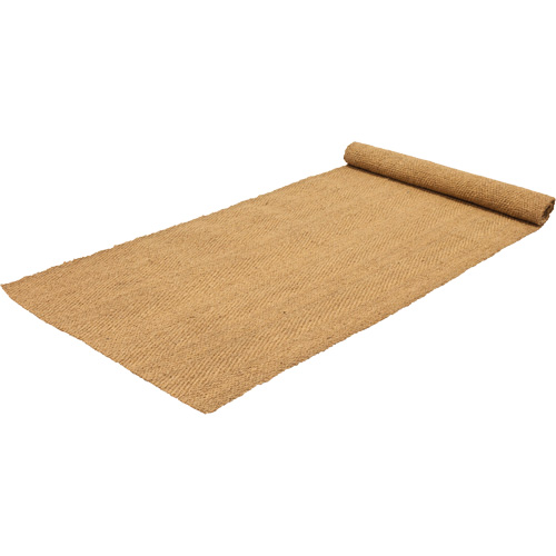 Indoor/Outdoor Coir Matting, Natural Fibre, Wiper/Scraper Type, Woven Pattern, 6' x 150', Natural Sidevic Inc.