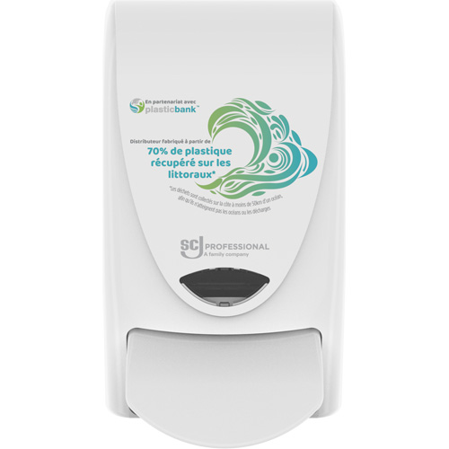Distributeur de savon manuel Proline Wave, Pompe, Capacit&eacute; de 1000 ml, Format Cartouche de recharge Sidevic Inc.