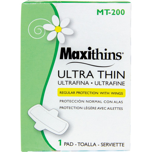 Serviettes Maxi Maxithins ultra minces avec ailes Sidevic Inc.