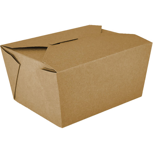 Contenants pour aliments &agrave; emporter Kraft, Ondul&eacute;, Rectangulaire Sidevic Inc.