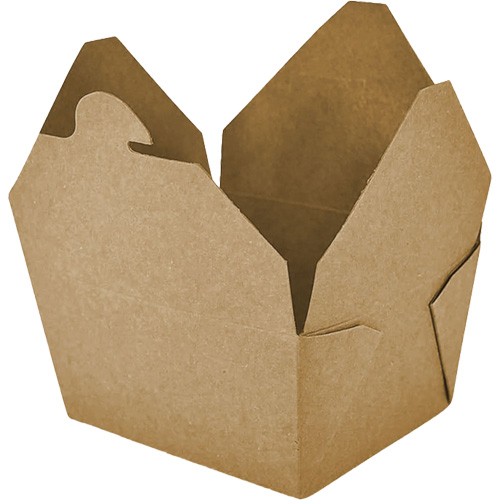 Contenants pour aliments &agrave; emporter Kraft, Ondul&eacute;, Rectangulaire Sidevic Inc.