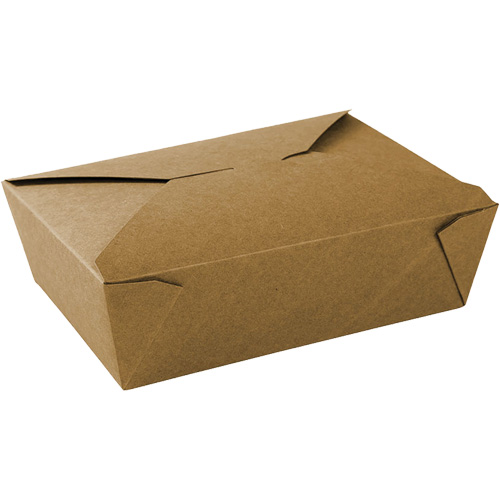 Contenants pour aliments &agrave; emporter Kraft, Ondul&eacute;, Rectangulaire Sidevic Inc.