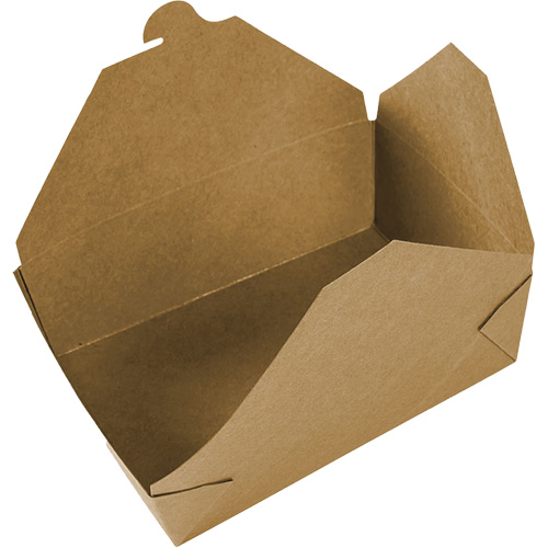Contenants pour aliments &agrave; emporter Kraft, Ondul&eacute;, Rectangulaire Sidevic Inc.