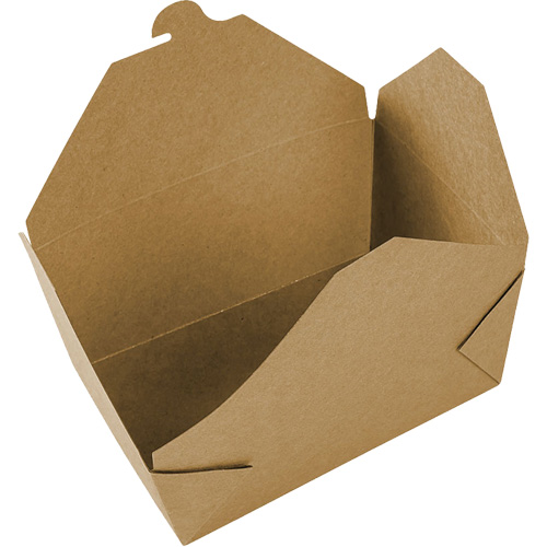 Contenants pour aliments &agrave; emporter Kraft, Ondul&eacute;, Rectangulaire Sidevic Inc.