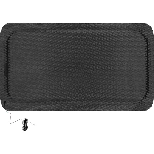 Hog Heaven Electrically Conductive Mat Kit, 3' W x 5' L, 7/8" Thickness, Black, Nitrile Sidevic Inc.
