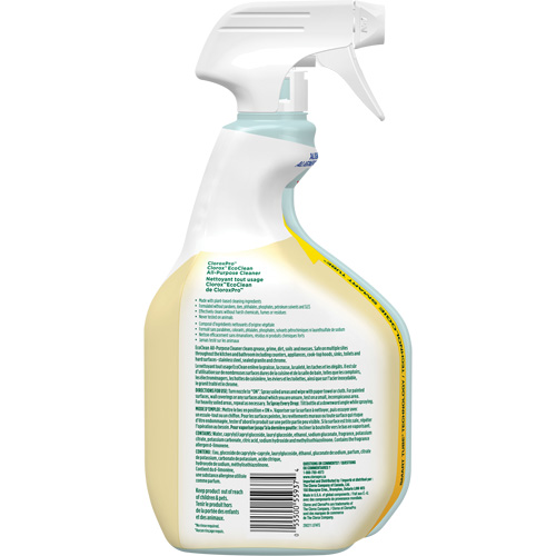 CloroxPro Clorox EcoClean All-Purpose Cleaner, 946 ml, Trigger Bottle Sidevic Inc.