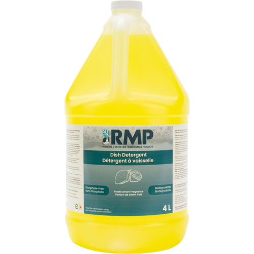 Impact Lemon Dish Detergent, Liquid, 4 L, Lemon Sidevic Inc.