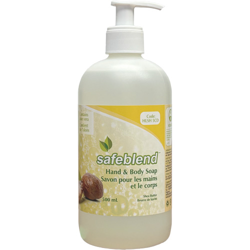 Shea Butter Hand & Body Soap, Liquid, 500 ml, Scented Sidevic Inc.
