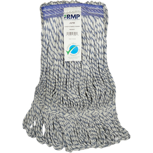 Candy-Striped Mop Head, Floor Finishing, Synthetic, Loop Style Sidevic Inc.