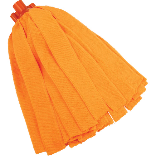 Socket Mop, Orange, Microfibre, Cut Style Sidevic Inc.