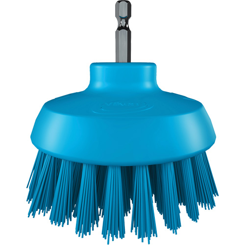 Brosse ronde HyDrive pour perceuse, Soies Tr&egrave;s ferme, Longueur de 3-1/10", Bleu Sidevic Inc.