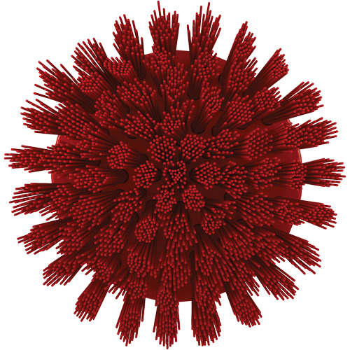 Brosse ronde HyDrive pour perceuse, Soies Tr&egrave;s ferme, Longueur de 3-1/10", Rouge Sidevic Inc.