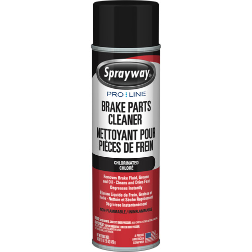 Nettoyant pour pi&egrave;ces de freins Pro Line avec tr&egrave;s faible teneur en COV, Canette a&eacute;rosol Sidevic Inc.